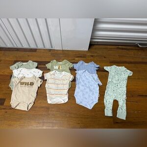 Rabbit + Bear Organic Baby Boy Bundle